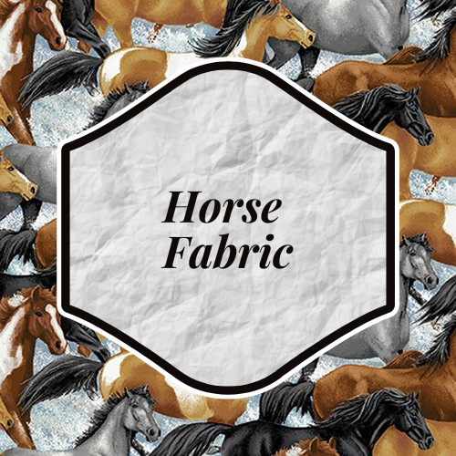 Horses Fabric