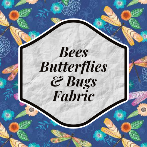 Bees, Butterflies & Other Bugs Fabric