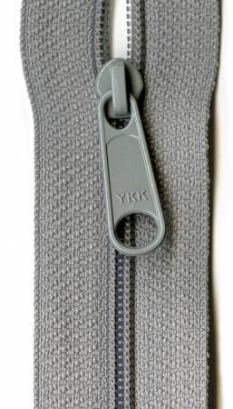 YKK 14" Zipper Pearl Gray