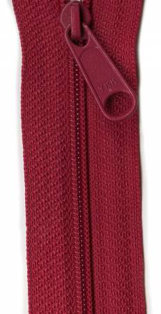 YKK 14" Zipper Garnet