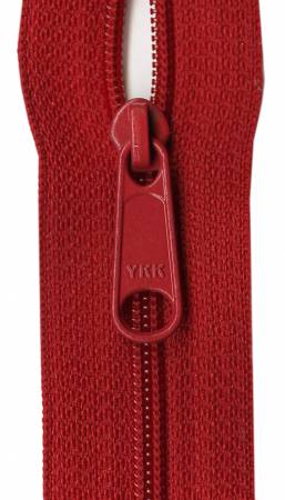 YKK 14" Zipper Red