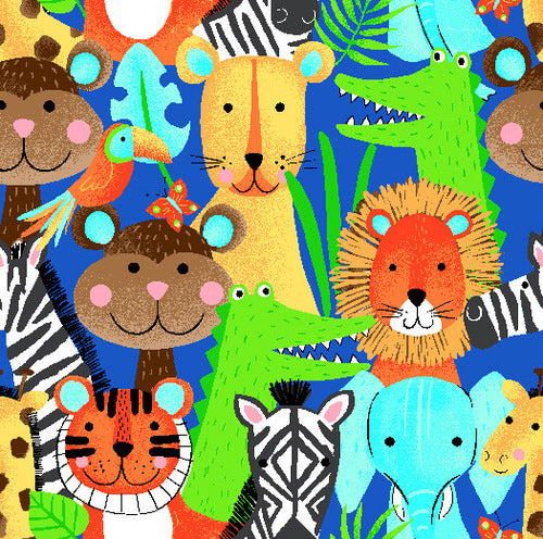 Flannel Animals Multi 0907-77