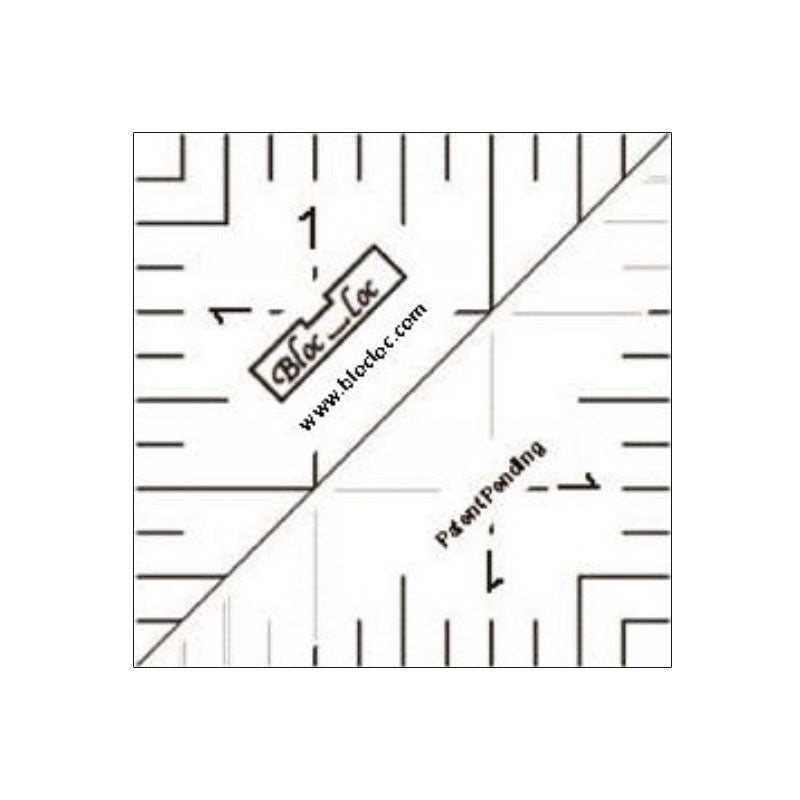 Bloc Loc Half Square Tirangles 1.5"