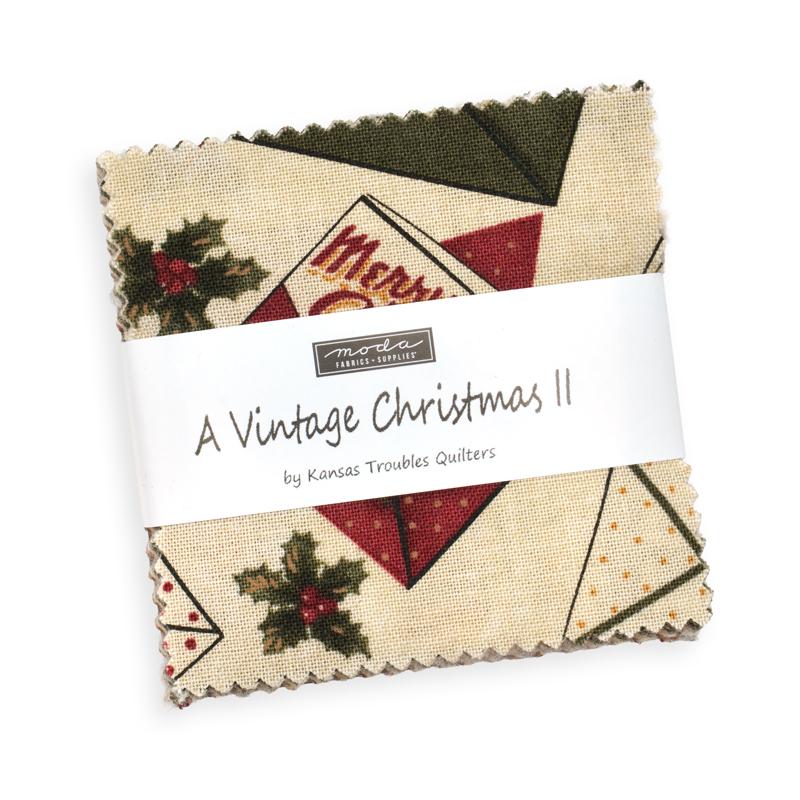 Vintage Christmas II Mini Charm 4630MC Moda Precuts#1