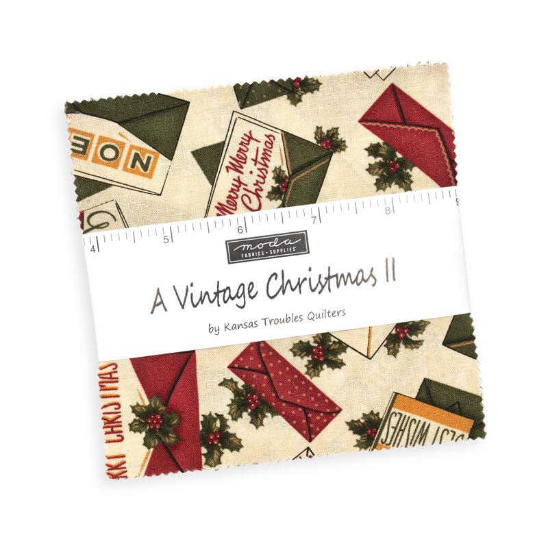 Vintage Christmas II Charm Pack 4630PP Moda Precuts#1