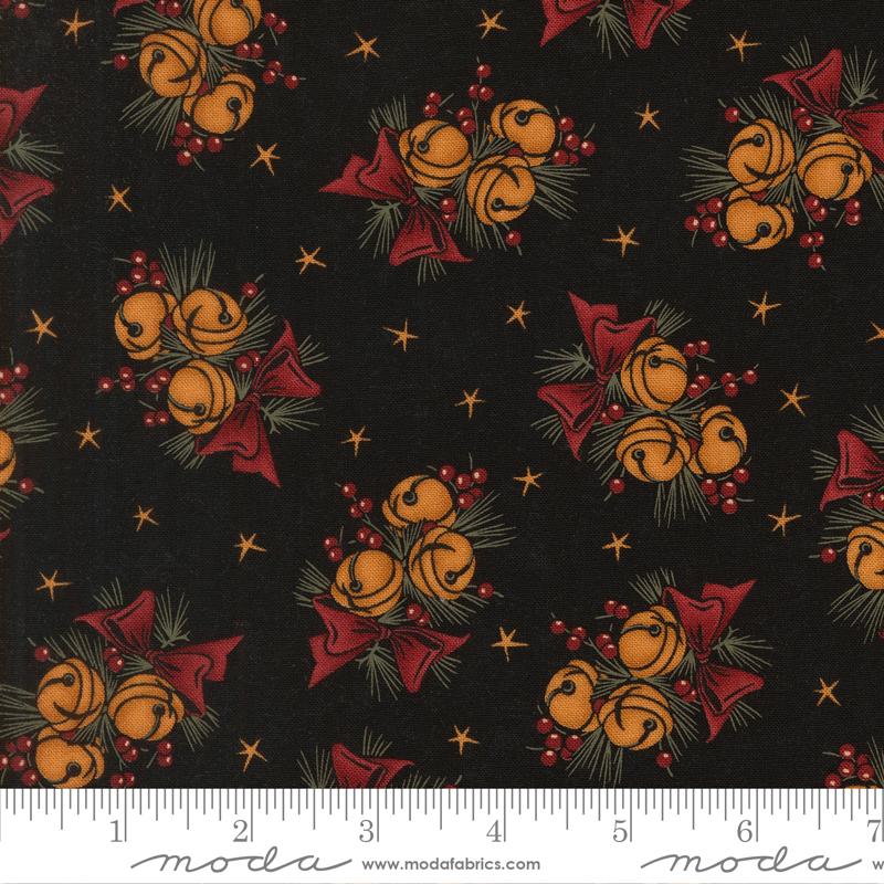 Vintage Christmas II Black 4631 19 Moda #1