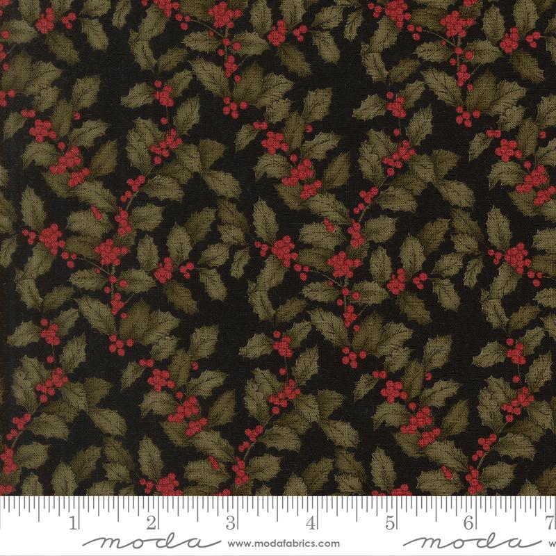 Vintage Christmas II Black 4632 19 Moda #1