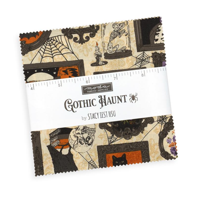 Gothic Haunt Charm Pack 21000PP Moda Precuts#1