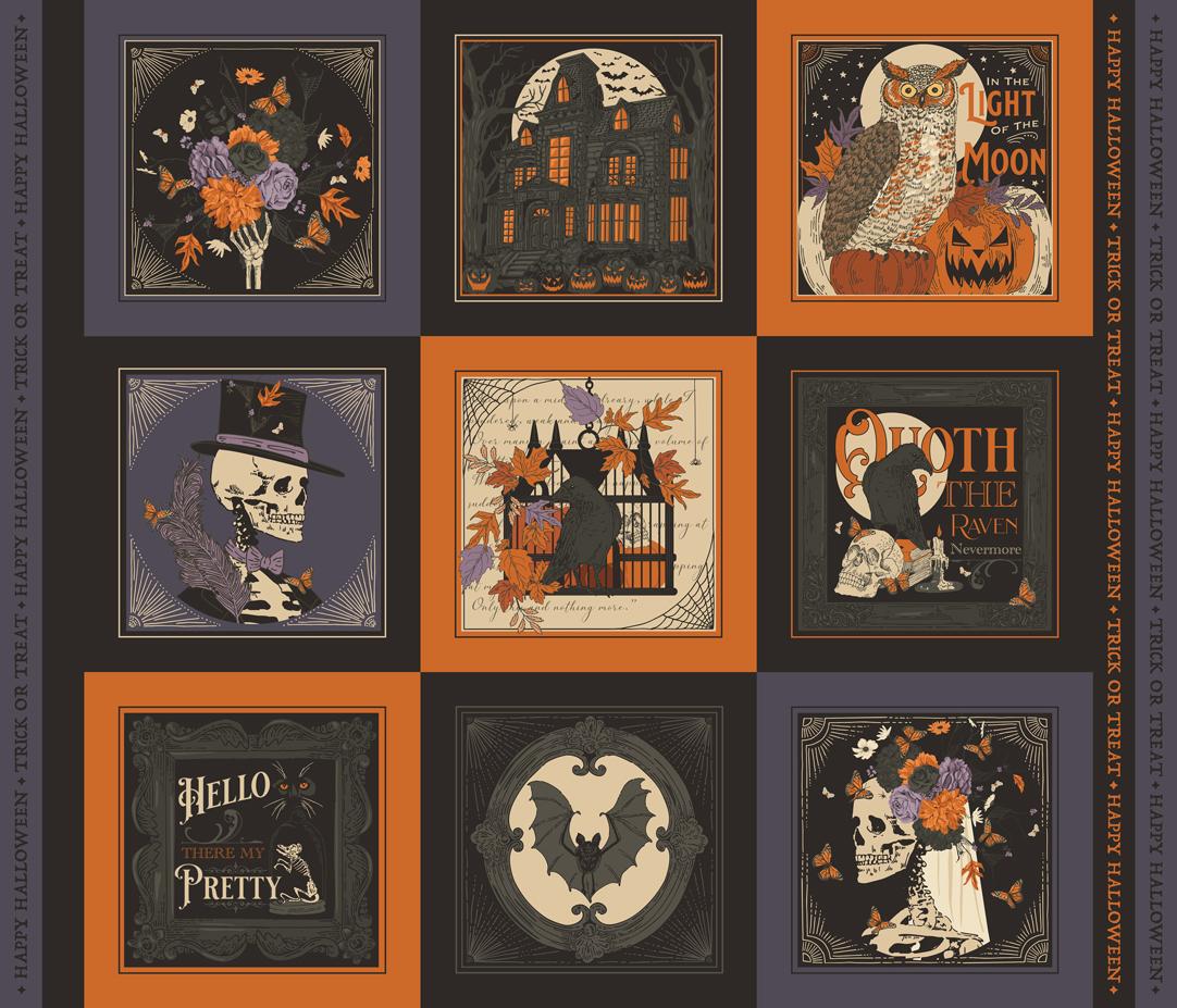 Gothic Haunt Panel Multi 21009 11 Moda #1