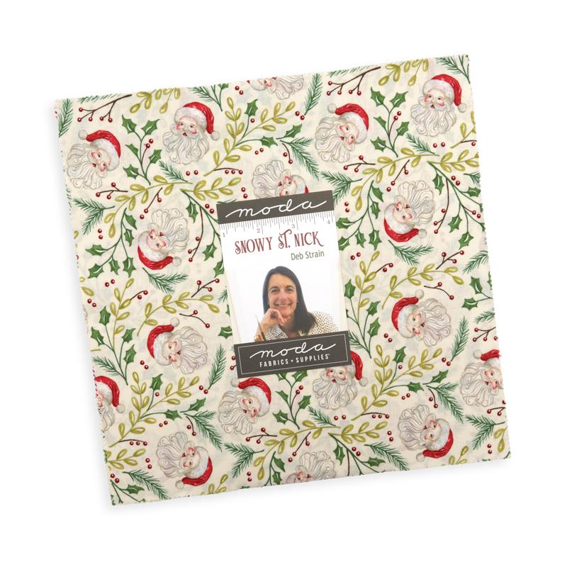 Snowy St Nick Layer CakeÂ® 56220LC Moda Precuts#1