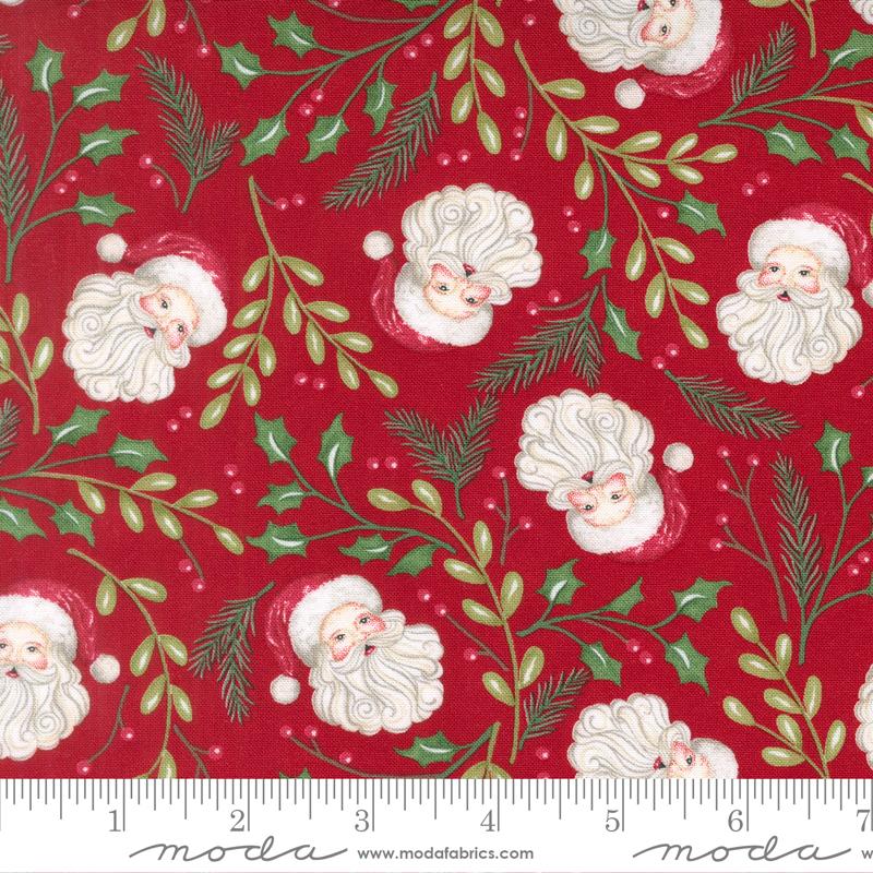 Snowy St Nick Berry Red 56220 13 Moda #1