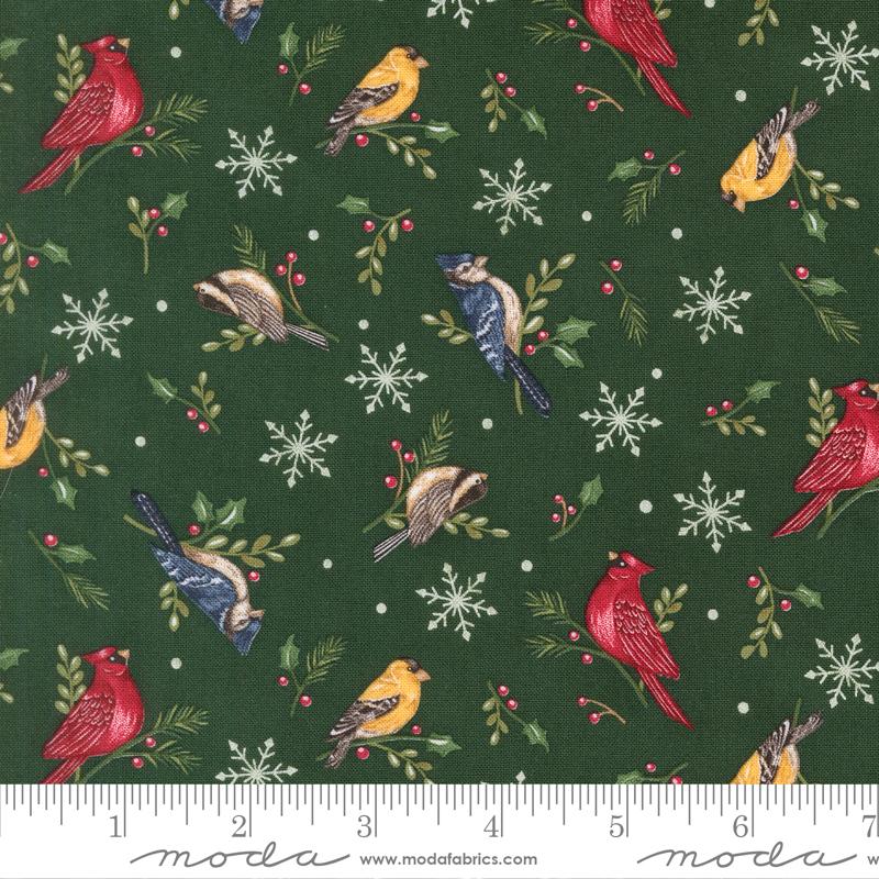 Snowy St Nick Evergreen 56221 19 Moda #1