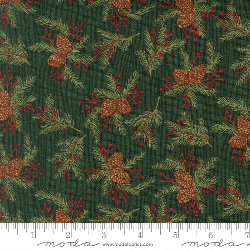 Snowy St Nick Evergreen 56223 19 Moda #1