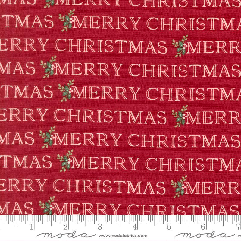 Snowy St Nick Berry Red 56224 13 Moda #1
