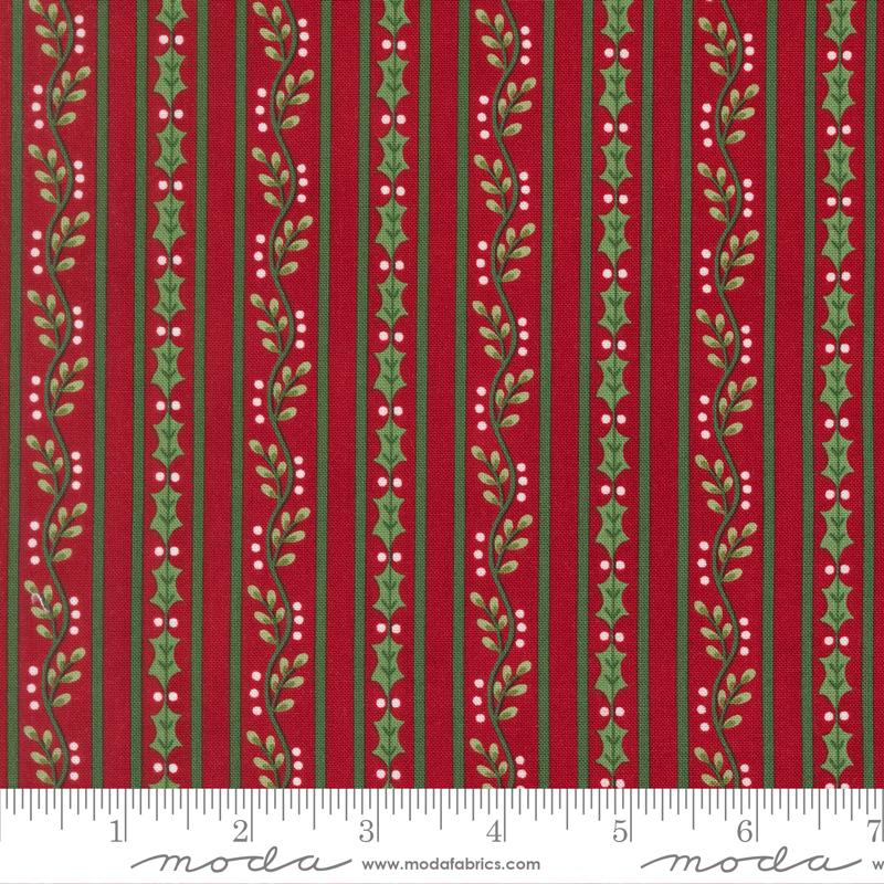 Snowy St Nick Berry Red 56225 13 Moda #1