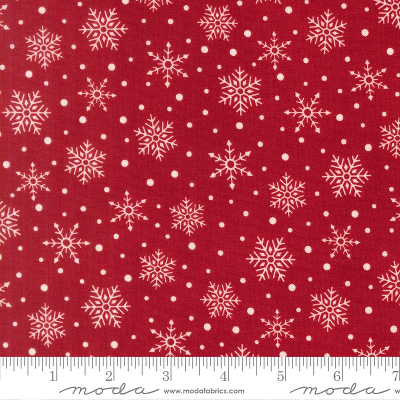 Snowy St Nick Berry Red 56226 13 Moda #1