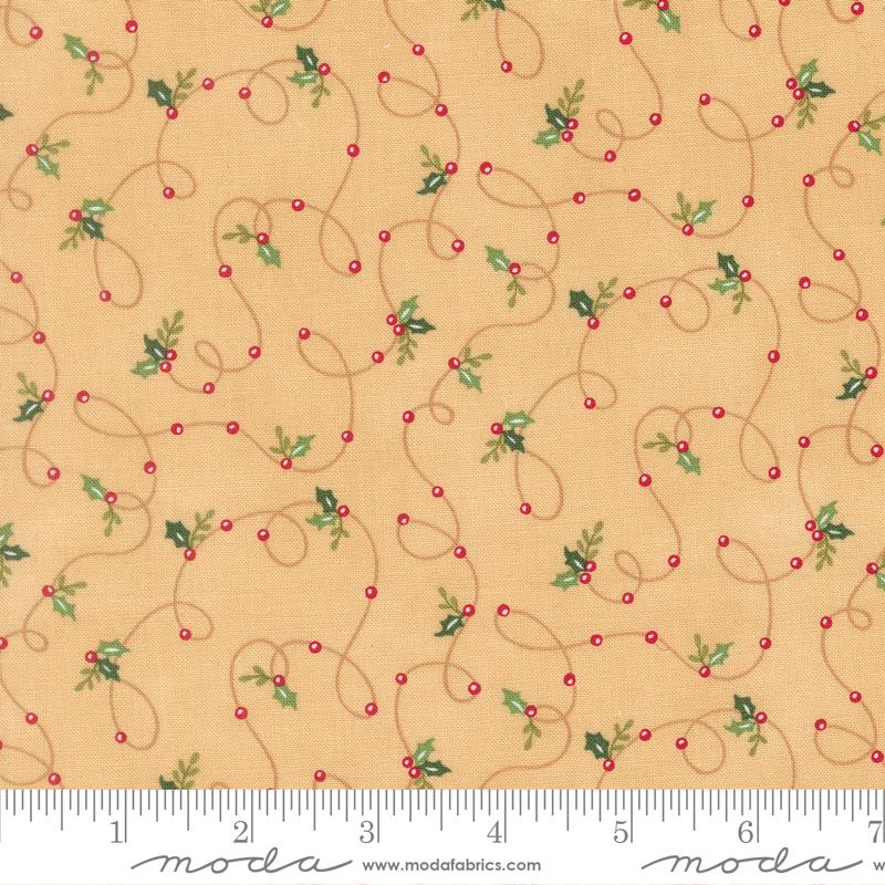Snowy St Nick Winter Doe Tan 56227 12 Moda #1
