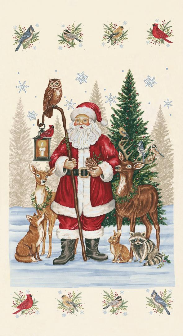 Snowy St Nick Pan Winter White 56229 11 Moda #1