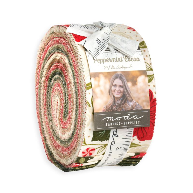 Peppermint Cocoa Jelly RollÂ® 5280JR Moda Precuts#1