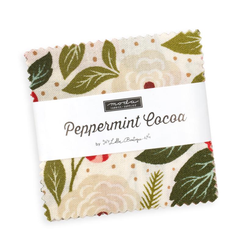 Peppermint Cocoa Mini Charm 5280MC Moda Precuts#1