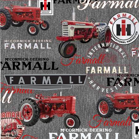 Farmall Tractors Combos Gray Red 10542-GRAY