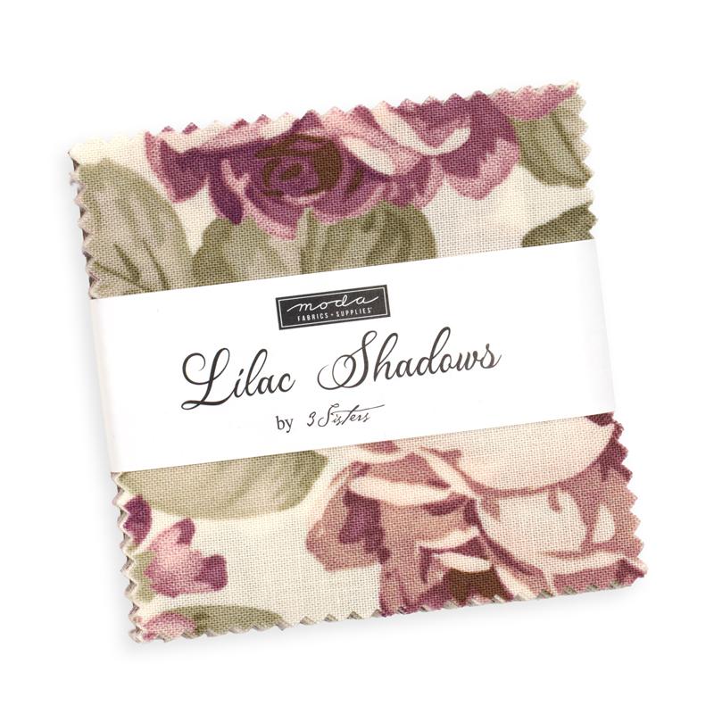 Lilac Shadows Mini Charm 44440MC Moda Precuts#1