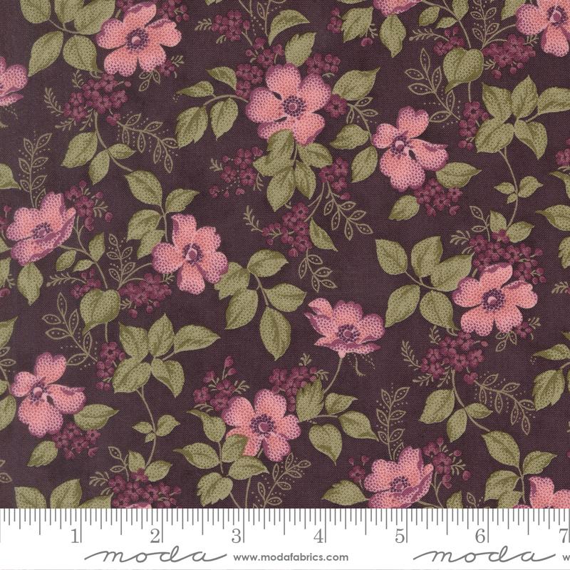 Lilac Shadows Blossoms Plum 44441 16 Moda #1