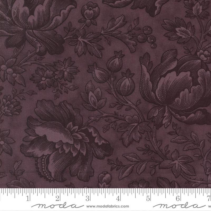 Lilac Shadows Toile Plum 44442 16 Moda #1