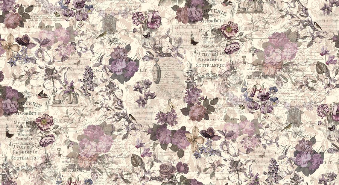 Lilac Shadows Collage Multi 44448 11 Moda #1