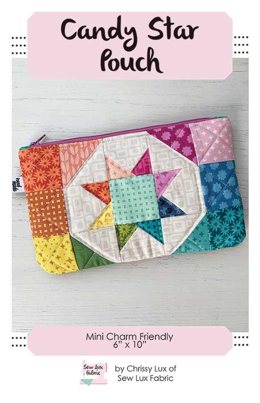 Candy Star Pouch * SLF 2605 Sew Lux Fabric#1