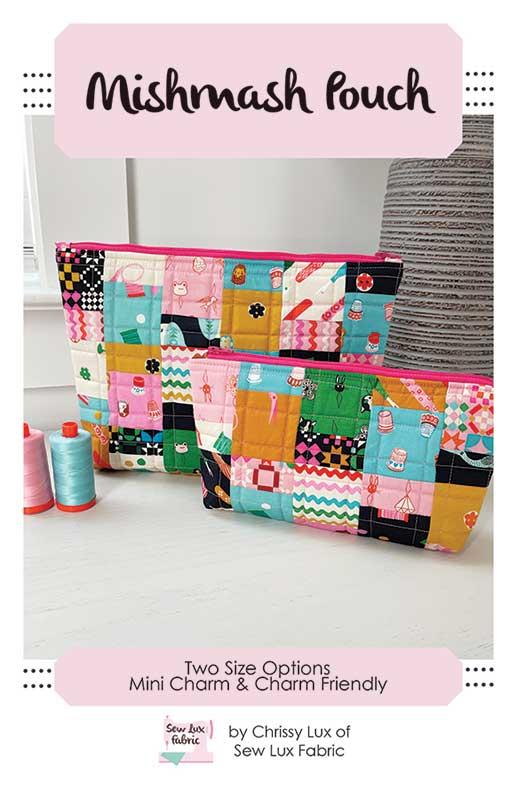 Mishmash Pouch * SLF 2606 Sew Lux Fabric#1