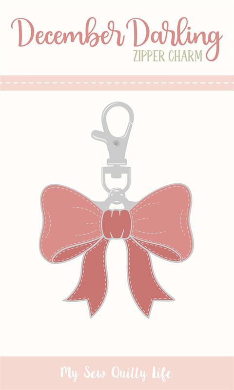 Zipper Charm Bow MSQL 161N Sew Quilty Life#1