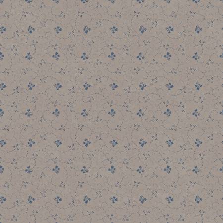 Patchwork Blue Tan Leaf 10932-T