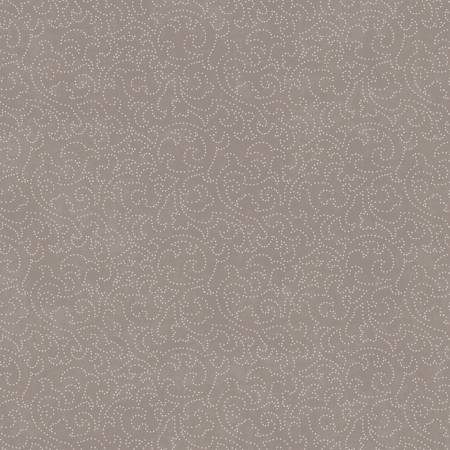 Patchwork Blue Tan Scrolls 10935-T