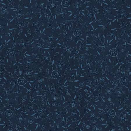 Patchwork Blue Blue Packed Floral 10936-B