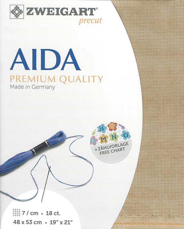 Aida 18ct 19"x21" Vintage 3793 3009 Zweigart#1