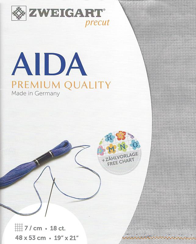 Aida 18ct Vintage Gray 19"x21"