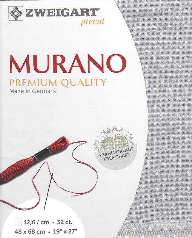 Murano 32ct Petit Point Gray Dot 19"x27"
