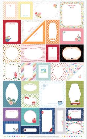 Kimberbell Label Panel Multi 11080M-Z