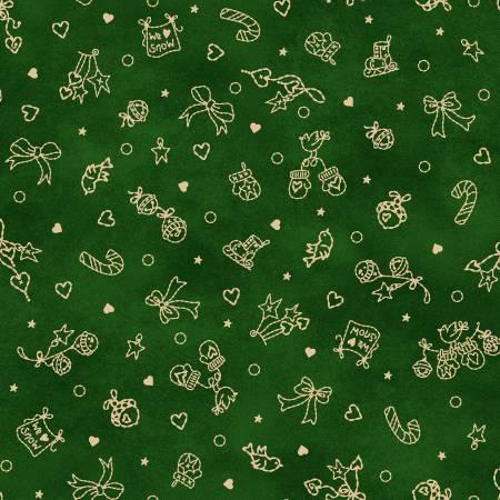 Christmas Time 11097-G Green Stocking Stuffers
