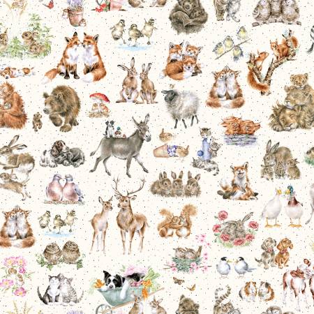 Together Is Better 11120-E Cream One-Way Packed Animals