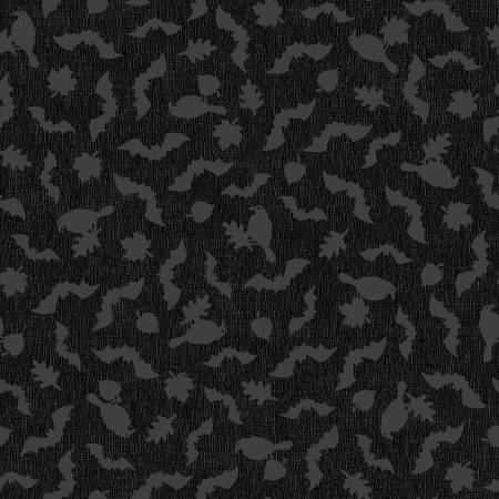Pumpkin Grove 11185-J Black Bats And Crows