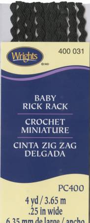 Baby Rick Rack Black