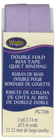 Double Fold Quilt Binding 7/8in x 3yds Lavender