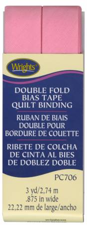 Double Fold Quilt Binding Pink