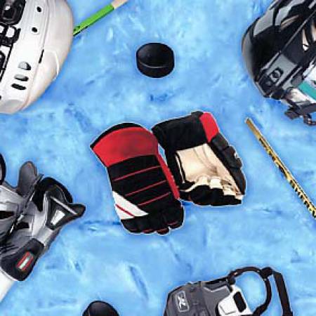 Blue Sports Hockey Toss 137E-BLU