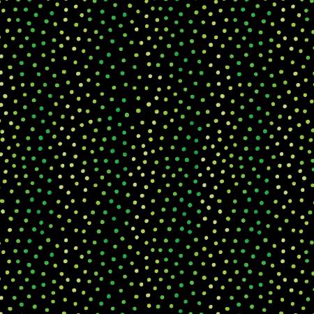 St Patrick's Day Lucky Dots Black 14700B-12