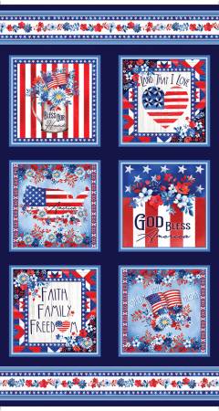 Faith, Family, Freedom - Patriotic Boxes Navy Patriotic 14834-57