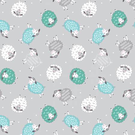Sweet Little Lamb Dreamy Little Lamb Gray 14965-08