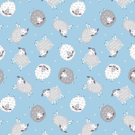 Sweet Little Lamb Dreamy Little Lamb Blue 14965-55